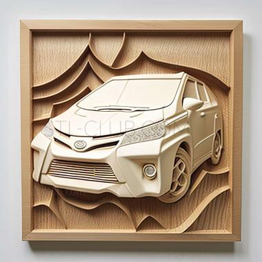 3D модель Toyota Wish (STL)